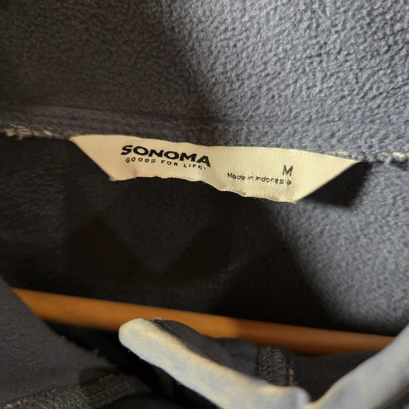 Blue Patterned Fleece Jacket - Picture 2 of 5